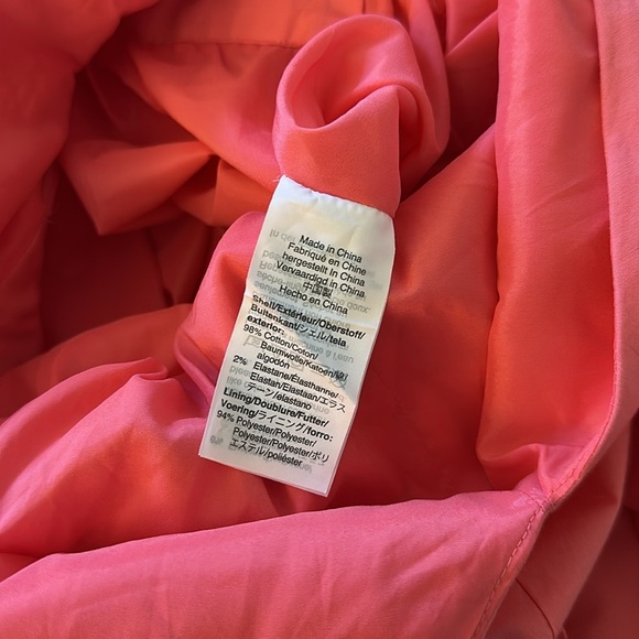 J.Crew Pink Wrap Tie Stretch Poplin cotton Jumpsuit size 6 - Picture 8 of 8